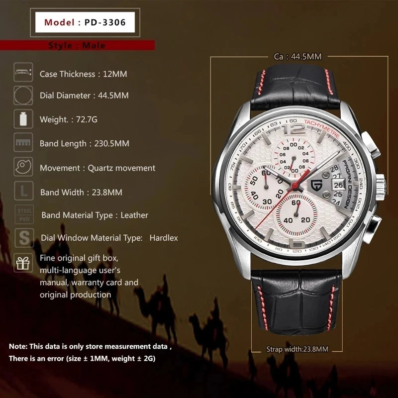 Relógio Masculino PAGANI DESIGN